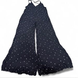Blue Life Navy Jumpsuit with White Dots